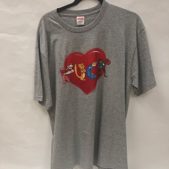 supreme heart tee